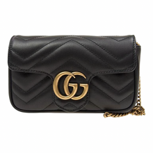 Load image into Gallery viewer, Gucci GG Marmont Super Mini Bag – Black
