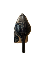 Load image into Gallery viewer, Hobbs Navy Patent Leather High Heel Courts in UK7 EU40
