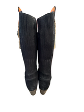 Load image into Gallery viewer, Fairfax &amp; Favor Regina Knee High Heeled Tan Suede Boots UK7.5 EU41 RRP £415
