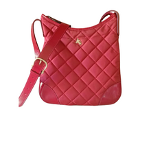 Load image into Gallery viewer, Vintage Burberry Red Quilted Bag

