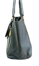 Load image into Gallery viewer, Mulberry Large Willow Tote in Black Silky Classic Calf Leather
