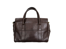 Load image into Gallery viewer, Mulberry Classic Small Bayswater Satchel in Chocolate Brown Natural Leather
