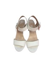 Load image into Gallery viewer, Carvela Sadie White Leather Block Heel Sandals in UK4 EU37
