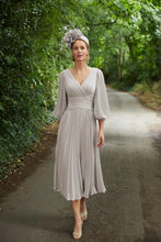 Load image into Gallery viewer, Invitations by Veni Infantino 29607 Taupe Dress UK12
