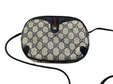 Load image into Gallery viewer, Gucci Vintage Ophidia GG Monogram Navy Crossbody Bag
