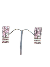 Load image into Gallery viewer, Dior Pink Trotter ‘2’ Clip-On Earrings

