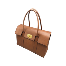 Load image into Gallery viewer, Mulberry Bayswater New Style Classic Natural Grain Leather Bag in Oak
