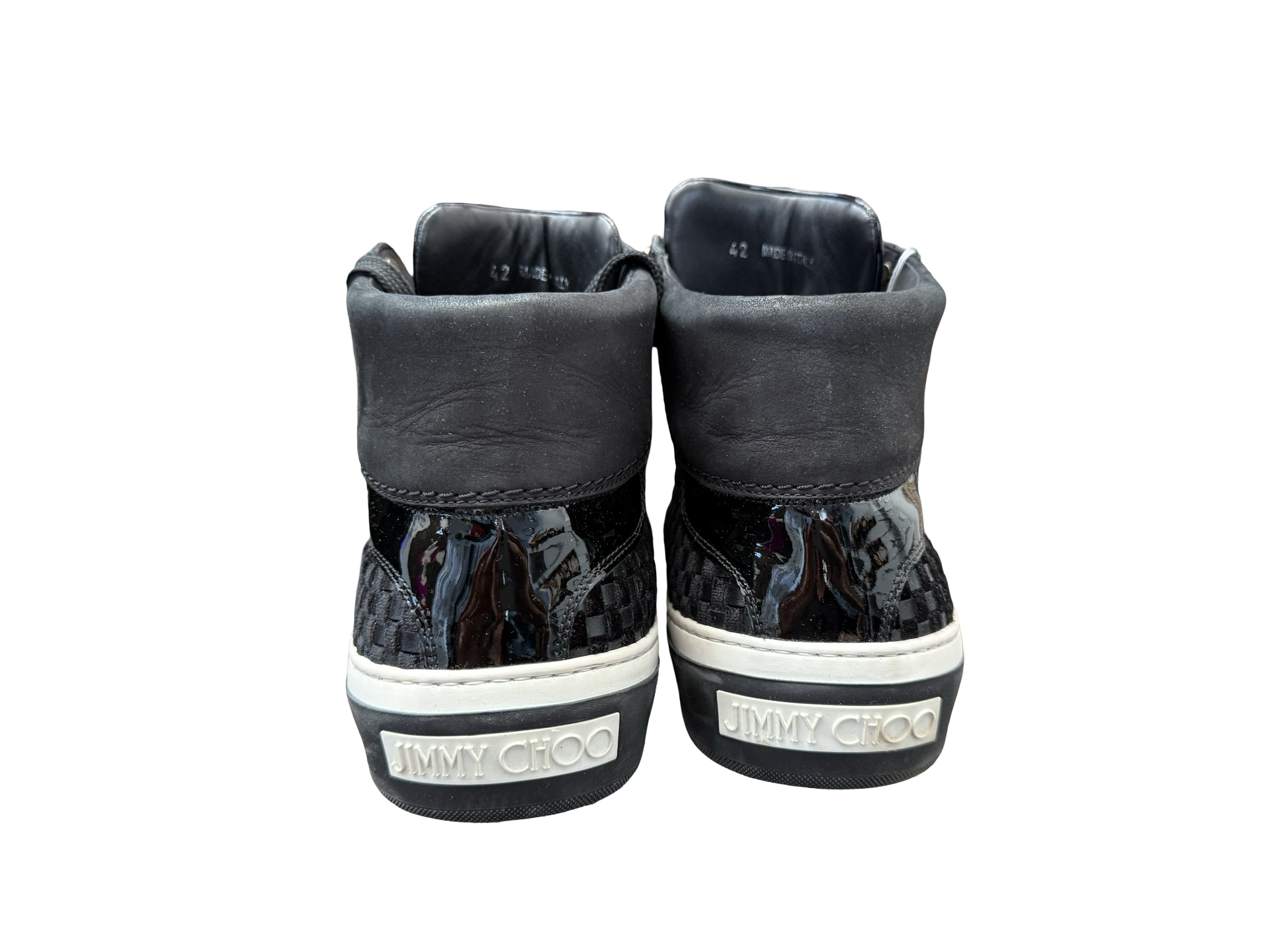 Jimmy Choo Argyle High Top Sneakers UK8 – The Little Dress Shop