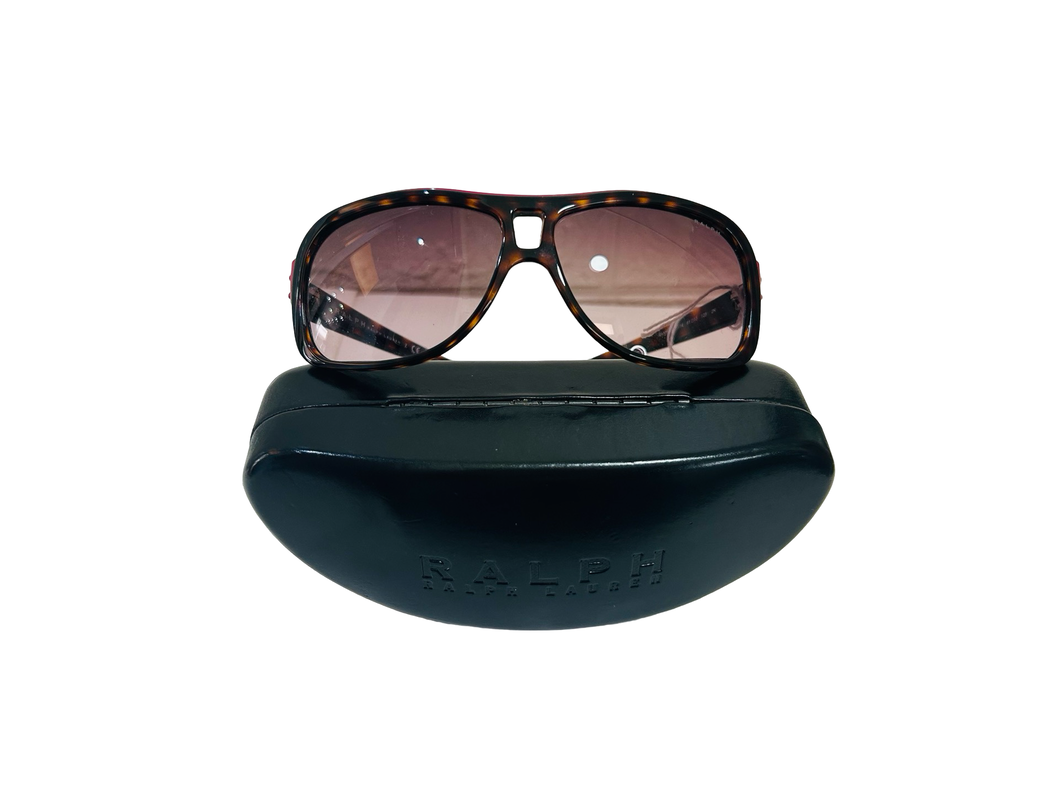 Ralph Lauren Square Tortoiseshell & Pink Sunglasses