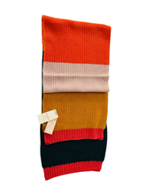 Load image into Gallery viewer, White Stuff Merino Wool Mix Faith Rib Colourblock Scarf
