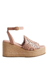 Load image into Gallery viewer, Ted Baker Pinky Laser Cut Wedge Sandals UK7 EU40 RRP £125
