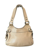 Load image into Gallery viewer, Vintage Mulberry Embroidered Phoebe Tassel Bag in Nude Darwin Leather
