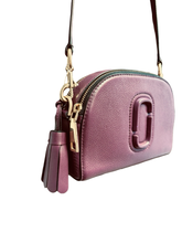 Load image into Gallery viewer, Marc Jacobs Shutter Leather Camera Bag in Purple

