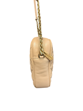 Load image into Gallery viewer, Michael Kors Quilted Lambskin Leather Crossbody Bag – Beige
