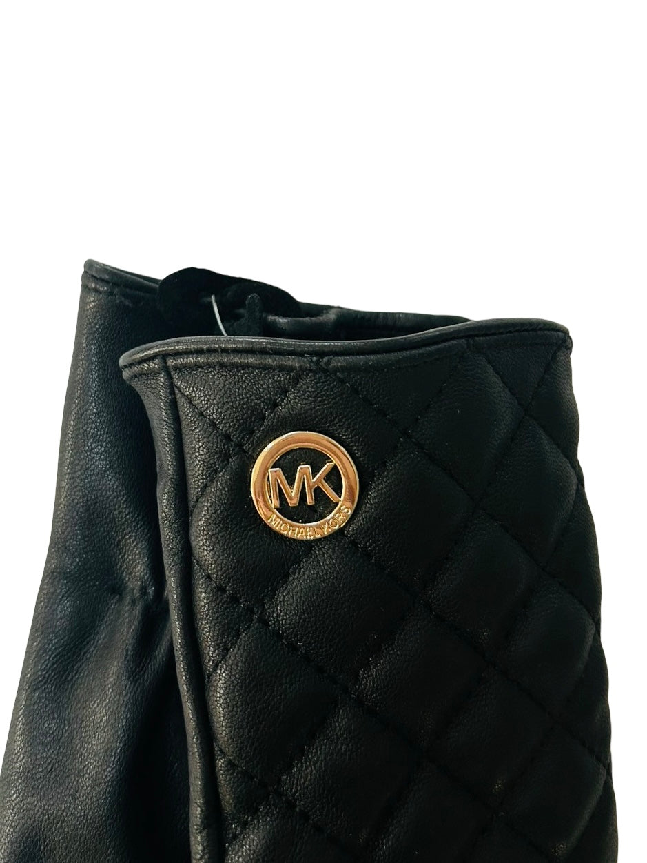 Michael kors quilted leather gloves best sale