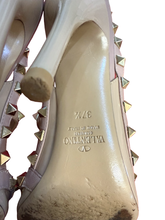 Load image into Gallery viewer, Valentino Garavani Rockstud Heels in Nude Patent Leather
 UK4.5 EU37.5
