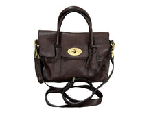 Load image into Gallery viewer, Mulberry Classic Small Bayswater Satchel in Chocolate Brown Natural Leather
