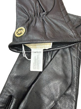 Load image into Gallery viewer, Michael Kors Black Quilted Leather Gloves Size L RRP £85
