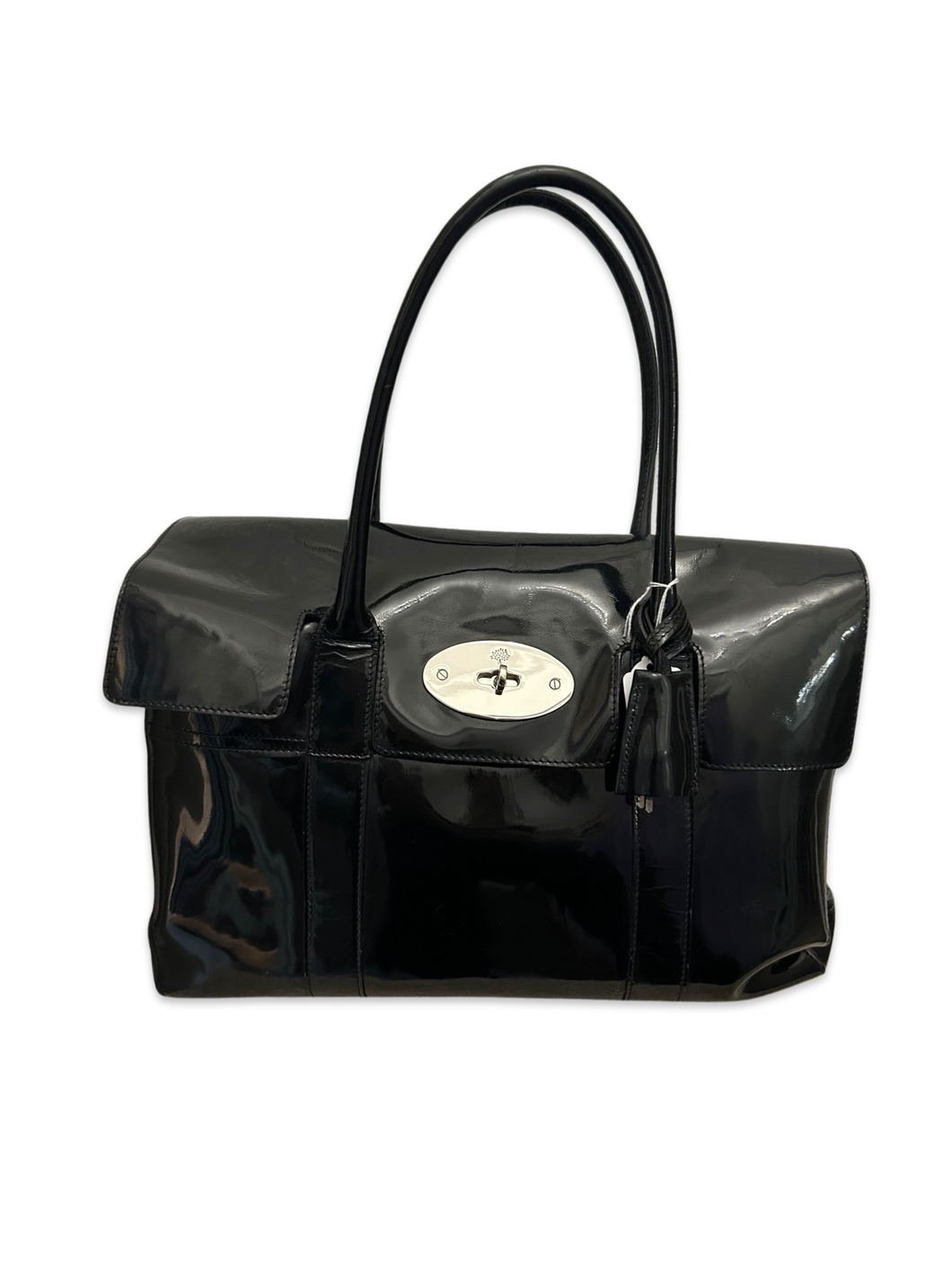 Mulberry Bayswater in Black Patent Leather
