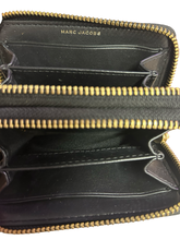 Load image into Gallery viewer, Marc Jacob’s The Groove Double Zip Wallet in Black Leather
