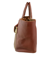 Load image into Gallery viewer, Mulberry Large Willow Tote in Brown Silky Classic Calf Leather
