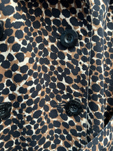 Load image into Gallery viewer, Hobbs Leopard Belted Mac Coat UK10
