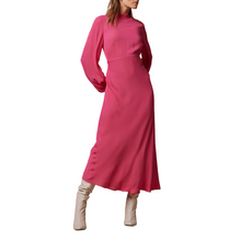 Load image into Gallery viewer, Mint Velvet Pink Midi Dress UK10 RRP £145
