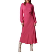 Load image into Gallery viewer, Mint Velvet Pink Midi Dress UK10 RRP £145

