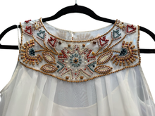 Load image into Gallery viewer, Matthew Williamson Embellished Sleeveless Silk Top UK10
