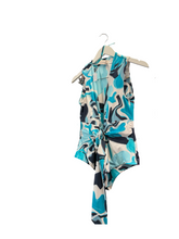 Load image into Gallery viewer, Silvia Tcherassi Zaita Turquoise Swimsuit in Large

