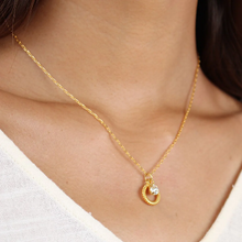 Load image into Gallery viewer, Halo Necklace, Gold 30N1691G
