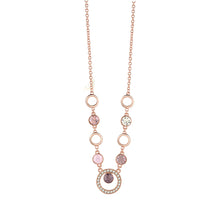 Load image into Gallery viewer, Guess Hypnotic Stone Rose Gold Necklace, Bracelet &amp; Earrings Set
