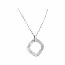 Load image into Gallery viewer, Tiffany &amp; Co. Square Logo Pendant Necklace
