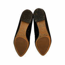 Load image into Gallery viewer, Clarks Amulet Magic Black Leather Flats Shoes
