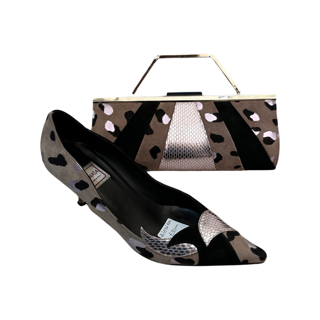 Vintage Renata Animal Print Courts UK5.5 EU38.5