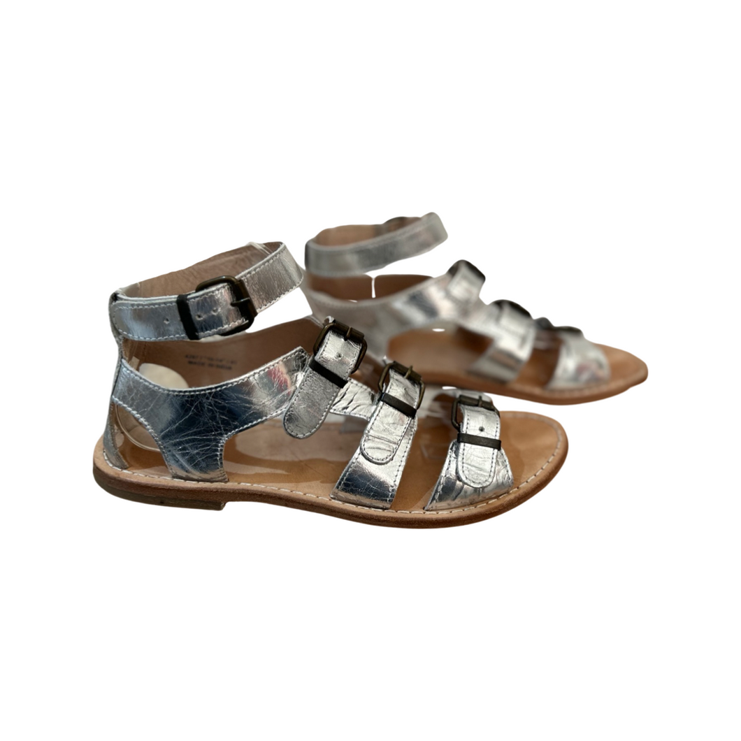 Summertime 1990 Silver Leather Sandals EU41