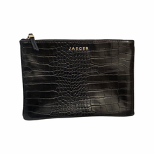 Load image into Gallery viewer, Jaeger Croc Embossed Clutch
