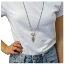 Load image into Gallery viewer, TWIN ANGEL WINGS DOUBLE NECKLACE 30N1168
