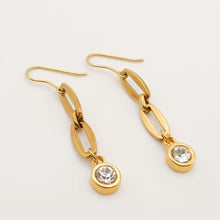 Load image into Gallery viewer, Long Link Earrings 30E3065G
