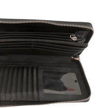 Load image into Gallery viewer, Michael Kors Black Leather Large Travel Continental Wallet

